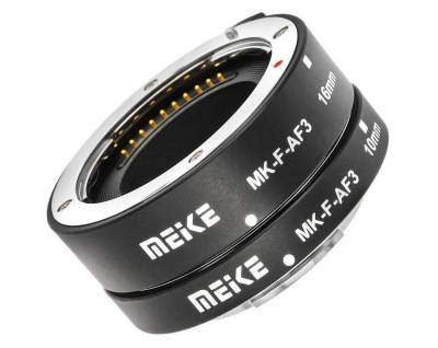 Meike Automatik Zwischenringe 10mm/16mm für Fujifilm DSLR Makro, Metall Makroobjektiv von Meike