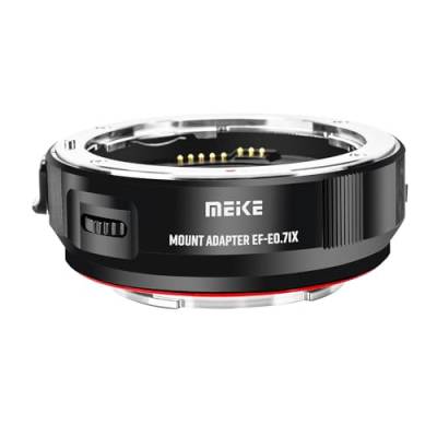 Meike MK-EFTE-071X Auto Focus 0.71X Speed Booster Objektiv-Mount-Adapter für Canon EF-Mount-Objektiv auf Sony E-Mount-Kameras A6000 A6100 A6300 A6400 A6500 A6600 A6700 von Meike