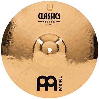 Meinl Cymbals Classics Custom Brilliant Splash — 12 Zoll (Video) Schlagzeug Becken (30,48cm) B12 Bronze, Brilliantes Finish (CC12S-B) von Meinl Cymbals
