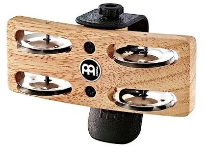 Meinl Percussion Professional Heel Tambourine, Fußtamburin zur Befestigung an der Ferse - Cajon Add-Ons / Cajon Zubehör - Siam Eiche (PHTA) von Meinl Percussion