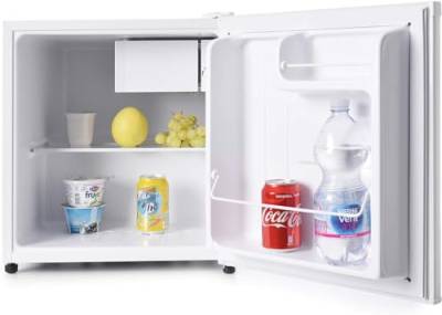 Melchioni ARTIC47LT Mini-Kühlschrank mit Gefrierschrank, F, leise, 47L, Kompressor und Gefrierschrank, klein, tragbar, für Schlafzimmer, Büro, B&B, Hotel [Energieeffizienzklasse F] von Melchioni