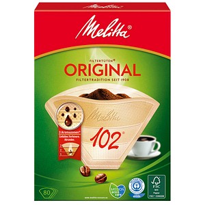 80 Melitta ORIGINAL 102 Kaffeefilter von Melitta