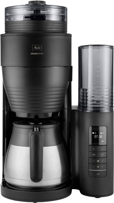 AromaFresh Therm Pro 1030-11 Kaffeeautomat mit integrierter Kaffeemühle matt-schwarz von Melitta