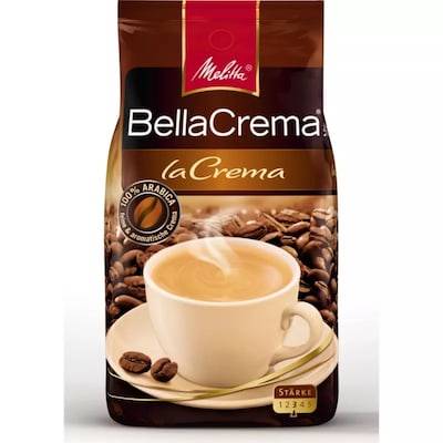 Melitta BellaCrema LaCrema 1000g Ganze Bohnen Vollautomatenkaffee von Melitta