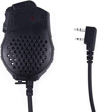 Mengshen Mikrofon Dual PTT Microphone Speaker Mic Compatible with Two Way Radio UV-82 UV-82L UV-8D UV-89 UV-82HX UV-82HP GT-5TP Walkie Talkie Portable Radio UV-82_M von Mengshen