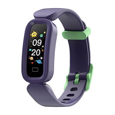 MicLee 0.96 Zoll Kinder Smartwatch Tracker Fitness Armband mit Pulsmesser Fitness Tracker Fitness Uhr Sportuhr Pulsuhren Wasserdicht Kompatibel Android und IOS für Jungen Mädchen von MicLee