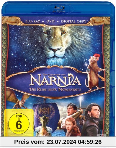 Die Chroniken von Narnia: Die Reise auf der Morgenröte (+ DVD + Digital Copy) [Blu-ray] von Michael Apted