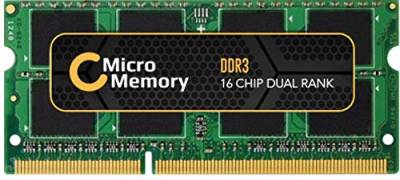 CoreParts 8GB Memory Module 1600MHz DDR3 Major, KVR16LS11/8, MICROMEMORY (1600MHz DDR3 Major SO-DIMM) von MicroMemory