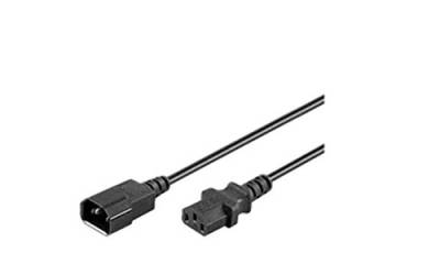 Microconnect pe040650 – Kabel (männlich/weiblich, C13 Coupler, C14 Coupler, Recht, Recht, Schwarz) von Microconnect