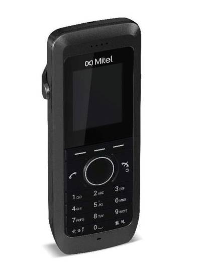 Mitel 5613 - DECT-Telefon - Kabelloses Mobilteil - 1000 Eintragungen - SMS (Kurznachrichtendienst) - Schwarz (50006897) von Mitel