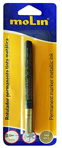Molin Permanentmarker RTM284 – 01 G Metallisch von Molin