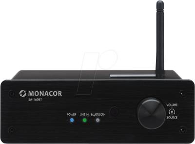 MON SA-160BT - Monacor Stereo-Verstärker, 2x 30 W von Monacor