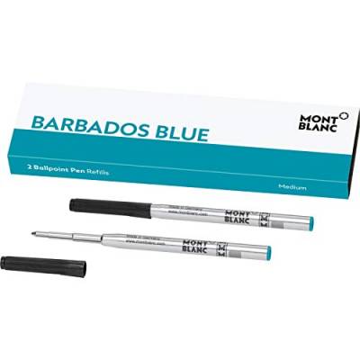 Montblanc "Barbados Blue 116219 Kugelschreiber Ersatzminen M – 2 x Kugelschreibermine blau – Ballpen Refill von Montblanc