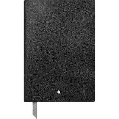 Montblanc Notebook 113637 Fine Stationery #146 – Leder Notizbuch A5 kariert mit Softcover – Farbe: Black – 192 Seiten von Montblanc