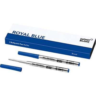 Montblanc "Royal Blue 124491 Kugelschreiber Ersatzminen B – 2 Kugelschreibermine blau – Ballpen Refill 116214 von Montblanc