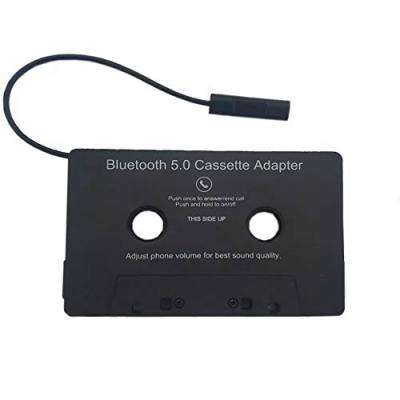 Aux Bluetooth Auto Kassetten Adapter,MoreChioce Bluetooth 5,0 Auto Kassettenkonverter Kassettenrekorder Bluetooth Audio Kassette Adapter von MoreChioce