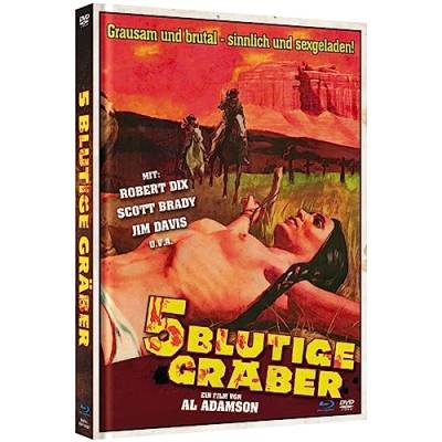 5 Blutige Gräber - Cover B - Limited Mediabook [Blu-ray & DVD] von Mr. Banker Films / Cargo
