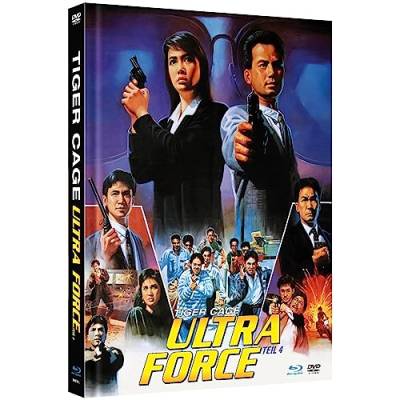TIGER CAGE 1 aka ULTRA FORCE IV - Cover C - Limited Mediabook Edition [Blu-ray & DVD] von Mr. Banker Films / Cargo