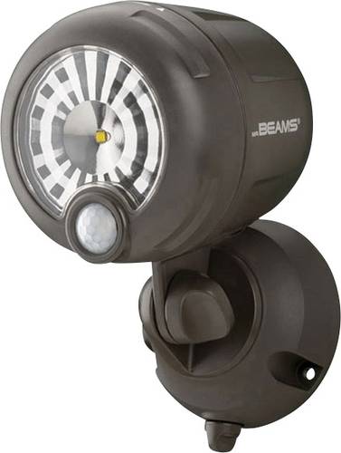 Mr. Beams MB360XT MB360XT-BRN-01-01 LED-Außenstrahler mit Bewegungsmelder Kaltweiß von Mr. Beams