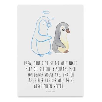 Mr. & Mrs. Panda Trauerkarte Trauer Papa - Vater, Beileidsprüche, Kondolenzkarte, Familienmitglied, Familie, Verlust, Beileidskarte, Tod von Mr. & Mrs. Panda