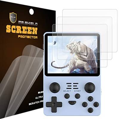 Mr.Shield Schutzfolie Kompatibel mit Powkiddy RGB20S Handheld Arcade Game Console Anti-Glare [3 Stück] Displayschutzfolie (PET Material) von Mr.Shield