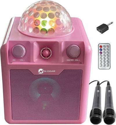 N-GEAR DISCO410 Karaoke & Party Bluetooth Lautsprecher Bluetooth-Lautsprecher (Discolicht, Mikrofon) von N-GEAR