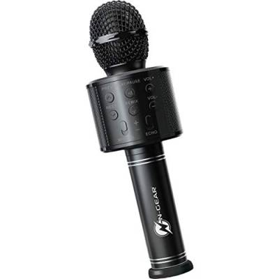 N-Gear Sing Mic S10L Drahtloses Bluetooth Karaoke Mikrofon Kinder Party - Jungs & Mädchen Spielzeug mit 10 Watt Karaoke Maschine Lautsprecher eingebaut von N-Gear