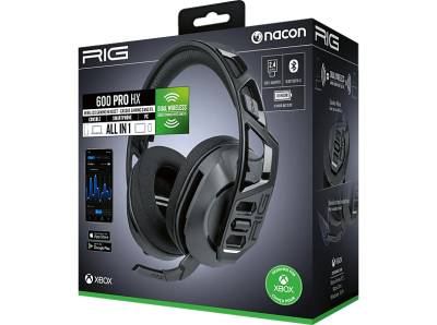 NACON RIG 600HX PRO, On-ear Gaming-Headset Bluetooth Schwarz von NACON