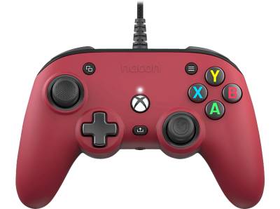 NACON XBOX Controller DESIGND FOR COMPACT CON. PRO ROT Rot/Weiß für Xbox Series S, X, One, PC von NACON