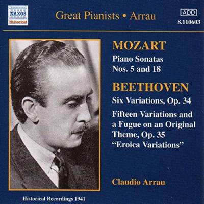 Great Pianists Edition - Claudio Arrau (Aufnahmen 1941) von NAXOS