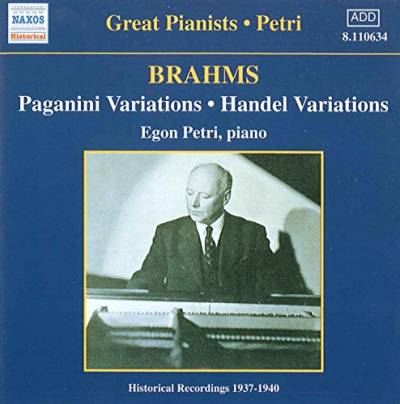 Paganini-Variationen/Händel-Va von NAXOS