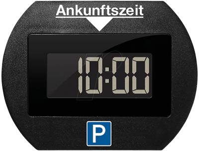 PARKLITE SW - KFZ - Elektronische Parkscheibe PARK LITE, schwarz von NEEDIT