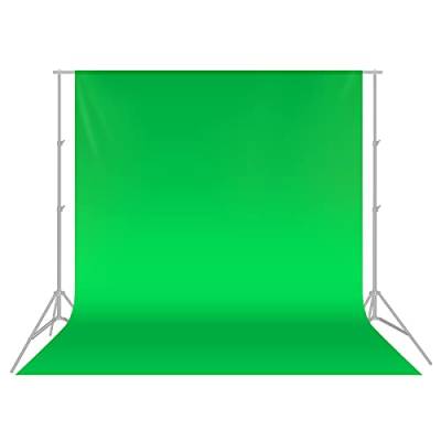 Neewer 10 x 20FT / 3 x 6 M Fotostudio 100% reines Muslin Faltbare Hintergrund Grün von NEEWER