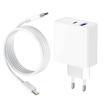 NENASEW 65W USB C Ladegerät für MacBook Pro/Air 13 2020 2019 2018 i-Pad Huawei Matebook Lenovo Thinkpad Samsung Galaxy HP Dell iPhone ASUS Acer Xiaomi Google, GaN Ladegerät mit USB C Laptop Ladekabel von NENASEW