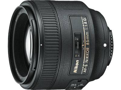 NIKON AF-S NIKKOR 85mm 1:1.8G - 85 mm f/1.8 (Objektiv für Nikon F-Mount, Schwarz) von NIKON