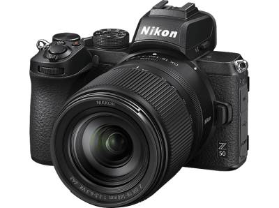 NIKON Z 50 Kit Systemkamera mit Objektiv 18-140 mm, 8 cm Display Touchscreen, WLAN von NIKON