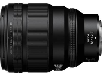 NIKON Z 85 mm - f./1.2 STM, ED, ASPH (Objektiv für Nikon Z-Mount, Schwarz) von NIKON