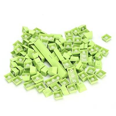 NIZUUONE PBT-Tastenkappen, Ergonomisches, ölbeständiges, Buntes Tastenkappen-Set für Mechanische Tastatur, 108 Tasten (Green) von NIZUUONE