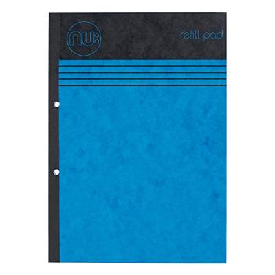 NU Notizbücher – Craze Cloud Range – Nachfüllblock – A4 blaues Notizbuch – Schreibwaren-Notizbücher – linierter Notizblock – 110 Seiten von NU