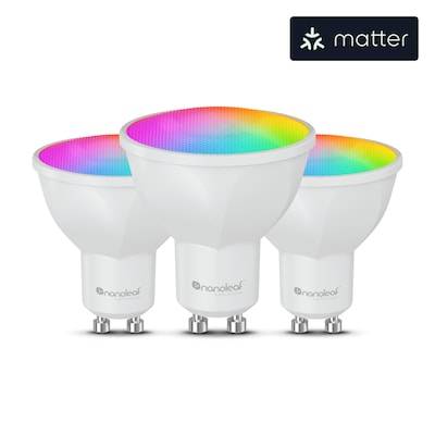 Nanoleaf Essentials Matter Smart Bulb GU10 LED-Leuchtmittel 3er NF080802-3GU10 von Nanoleaf