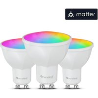 Nanoleaf Essentials Matter Smart Bulb GU10 LED-Leuchtmittel 3er NF080802-3GU10 von Nanoleaf