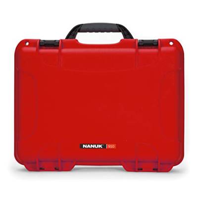 Nanuk 910 Wasserdichter Hartschalenkoffer leer - Rot von Nanuk