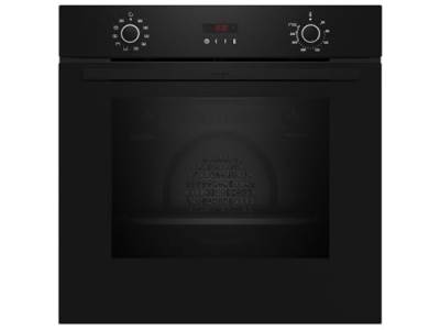 NEFF B2CCG6AK0 Einbau-Backofen N30, Integrierbarer Backofen 60 x 60cm, CircoTherm, EasyClean, Pyrolyse, LED-Display, Schwarz von Neff