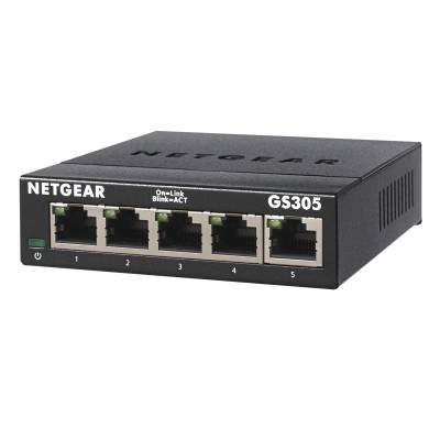 NETGEAR GS305 SOHO Unmanaged Switch [5x Gigabit Ethernet] von Netgear