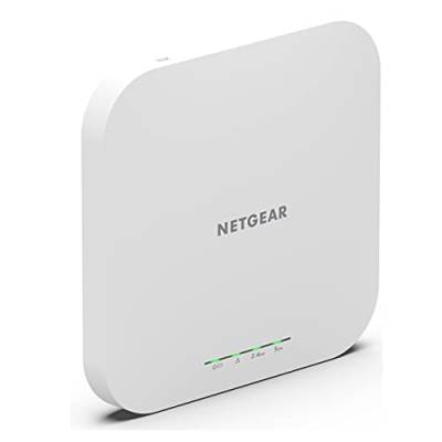 NETGEAR WAX610 WLAN Access Point PoE WiFi 6 (AX1800 Speed Dual-Band Mesh, WPA3, 802.11ax, 2.5G LAN, Lokales oder Insight Remote Management, PoE+ powered - Netzteil optional) von Netgear