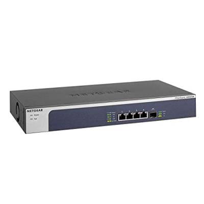 NETGEAR XS505M 5 Port 10gb Switch | Multi-Gigabit LAN Switch (Netzwerk Switch mit 1x 10G-SFP+, Desktop oder 19 Zoll Rack-Montage, ProSAFE Lifetime-Garantie) von Netgear