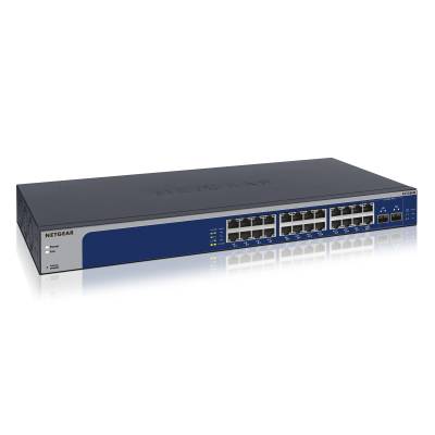 NETGEAR XS724EM Plus Switch [22x 10 Gbit/s Ethernet, 2x 10GbE/SFP+ Combo] von Netgear
