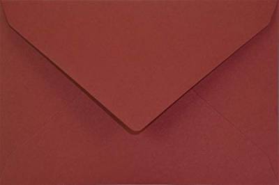 Netuno 500 Briefumschläge Mini Dunkel-Rot DIN C7 85 x 120 mm 115g Sirio Color Cherry farbige Kuverts klein für Visitenkarten Danksagungen Businesskarten Geschenkkarten Bonuskarten Geld von Netuno