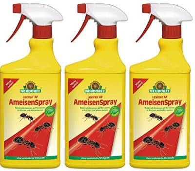 3 x 750 ml Neudorff Loxiran AF AmeisenSpray Anwendungsfertig von Neudorff