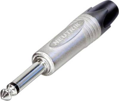 Neutrik NP2X Klinken-Steckverbinder 6.35mm Stecker, gerade Polzahl (num): 2 Mono Silber 1St. von Neutrik